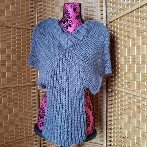 Jessica Simpson Chunky Gray Batwing Sweater